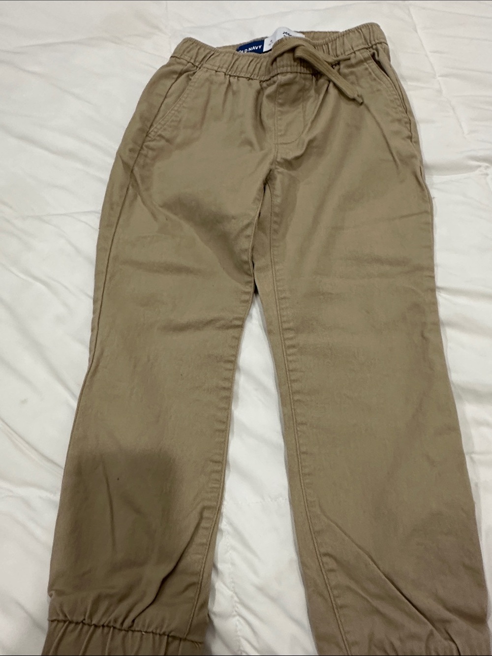 Old Navy kids Jogger Chinos in Khaki
